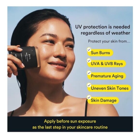 Abib Quick Sunstick Protection Bar SPF50+ PA++++ Broad Spectrum Korean Skincare - Picture 3 of 6